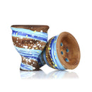 Kong Mummy Space Glaze Hookah Bowl - Blue