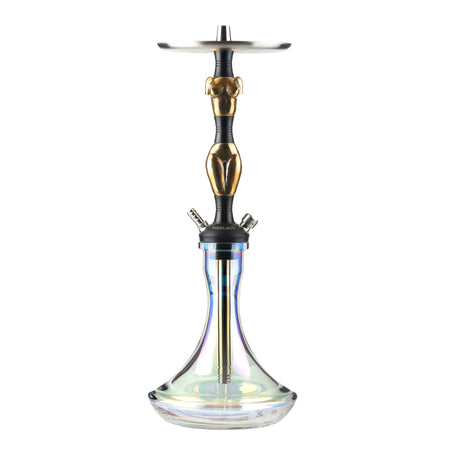 RUSSIAN HOOKAH GOLDEN HEAVY BRASS HOOKAH FOR HOME DECOR AND HOUSE PARTIES  WITH FULL SET CHILLUM HEAVY HOSE AND GOLDEN TONG GLASS BASE IN NICE BOX  PACKING : : Home & Kitchen