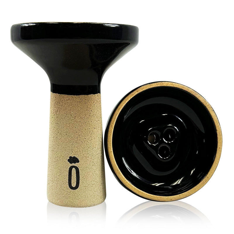 Oblako Trio Hookah Bowl - Phunnel / Black