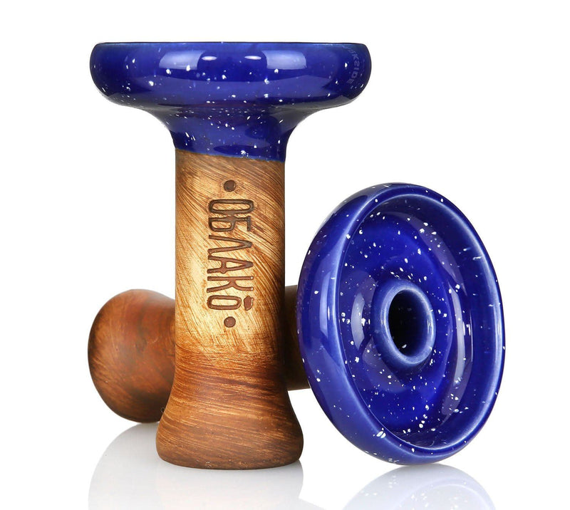 Oblako Phunnel L Glaze Hookah Bowl - Blue Cosmos