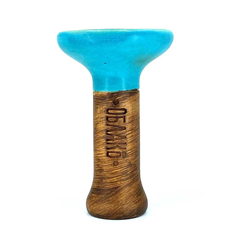 Oblako Phunnel M Glaze Hookah Bowl - Matte Turquoise