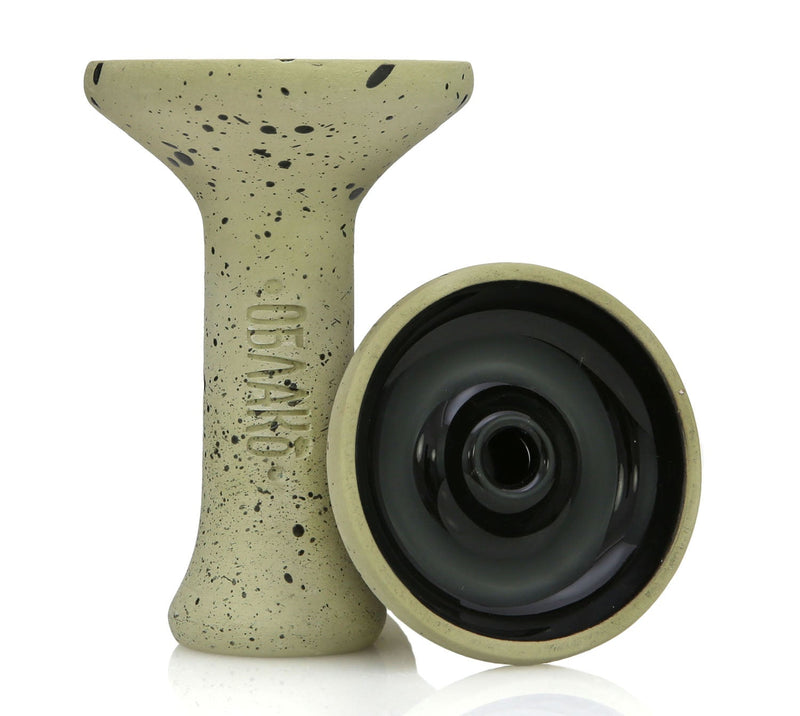 Oblako Phunnel M Mono Hookah Bowl - Olive/Black