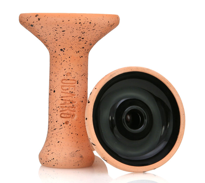 Oblako Phunnel M Mono Hookah Bowl - Orange/Black