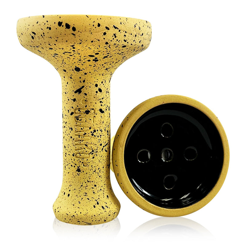 Oblako Mono Classic Hookah Shisha Bowl - Yellow/Black