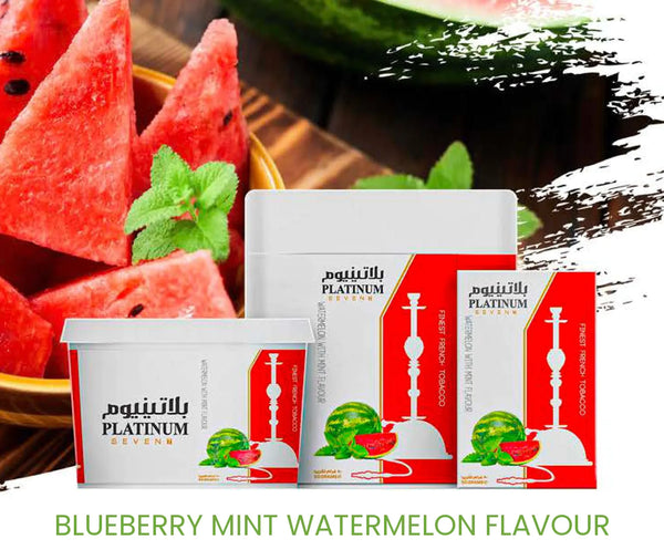 Platinum Seven Blueberry Mint Watermelon Hookah Tobacco -