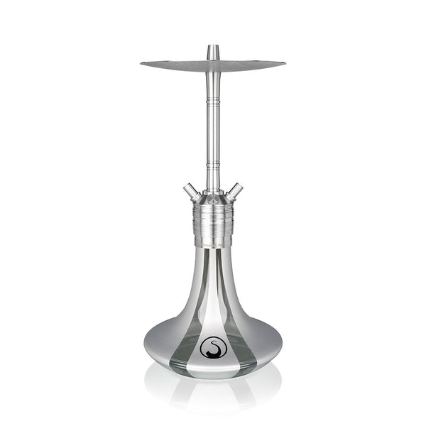 Steamulation Pure Hookah - Silver Matt Metallic