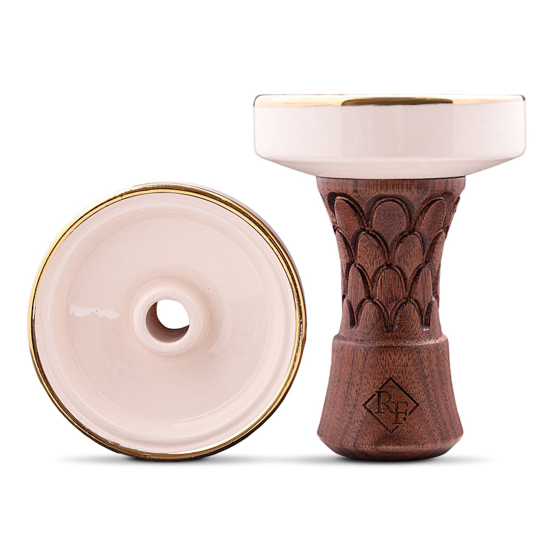 RF Wood Hookah Bowl - Walnut