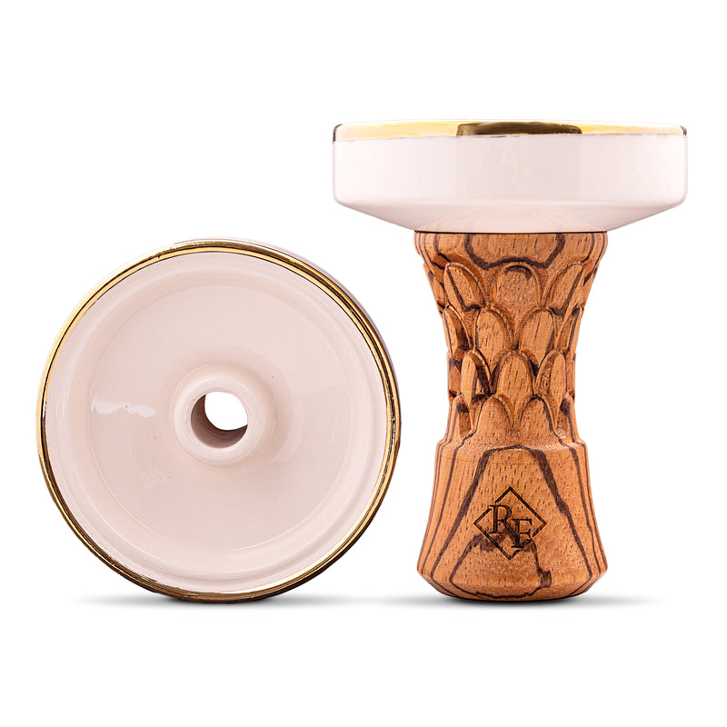 RF Wood Hookah Bowl - Zebrano