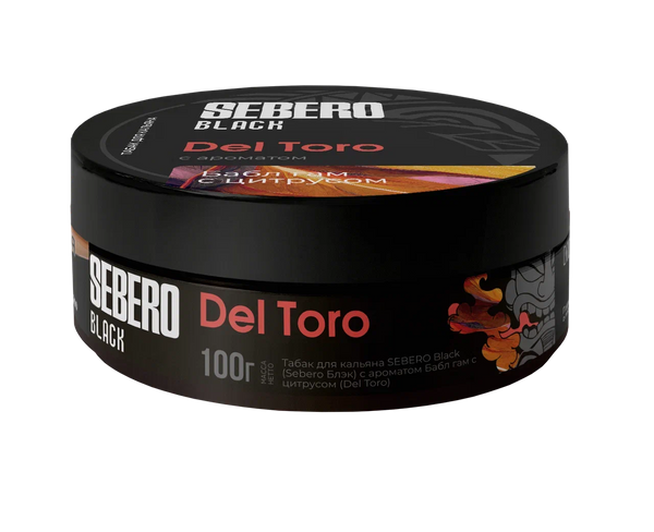 Sebero Black Del Toro Hookah Shisha Flavor -