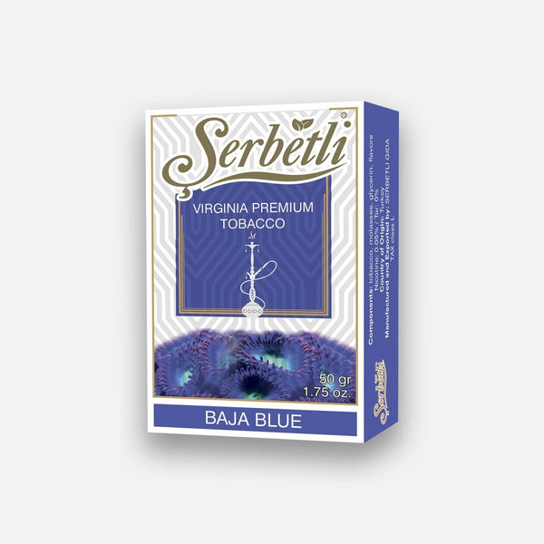 Serbetli Baja Blue 50g Hookah Flavor -