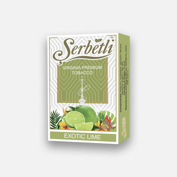 Serbetli Exotic Lime 50g Hookah Flavor -