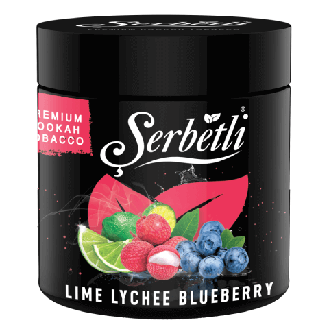 Serbetli Lime Lychee Blueberry Hookah Flavor -