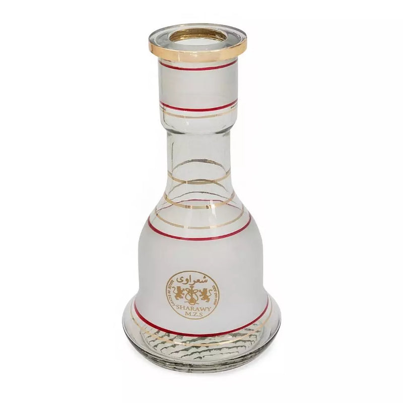 Sharawy Hookah Base - White - Red