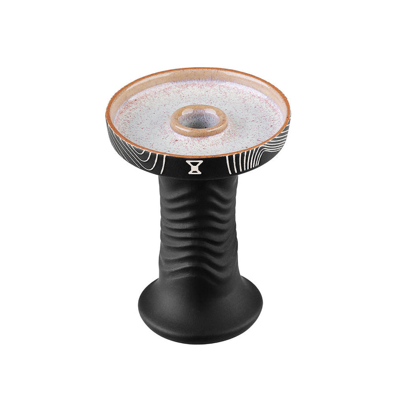 Alpha Hookah Shisha Bowl Wave Phunnel - South Black