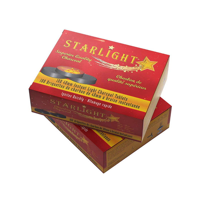 Starlight Quick Light Hookah Coals - 40 mm / Non-flavor