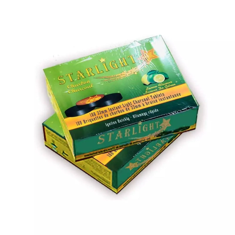 Starlight Quick Light Hookah Coals - 33 mm / Lemon