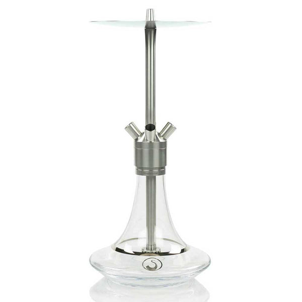 Steamulation Classic Platinum Hookah - Clear