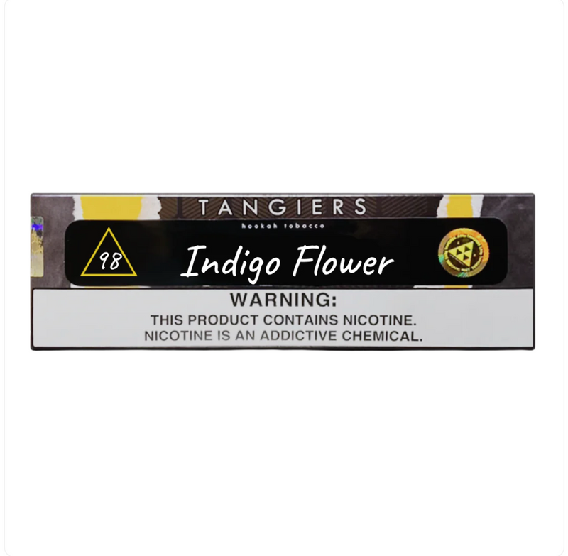 Tangiers Indigo Flower Hookah Shisha Tobacco - 