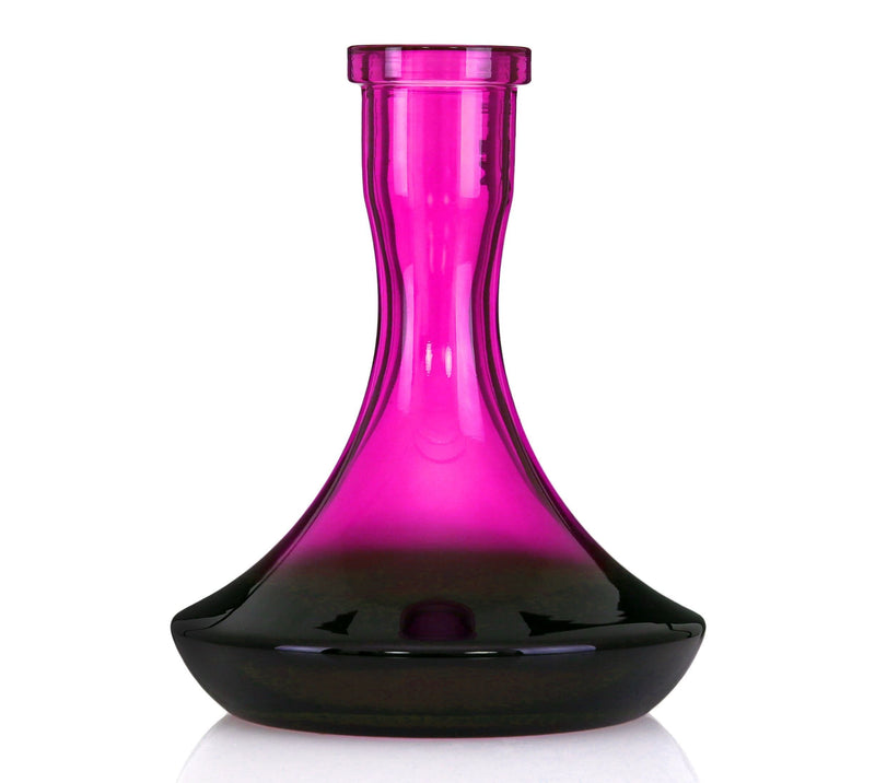 Traditional Glass Hookah Base - Pink/Shadow