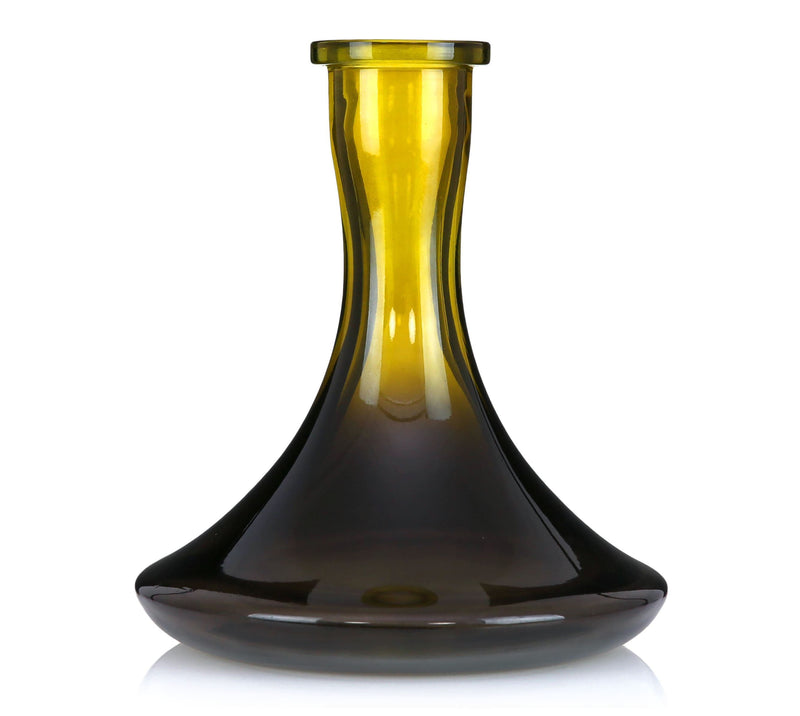 Traditional Glass Hookah Base - Yellow/Shadow