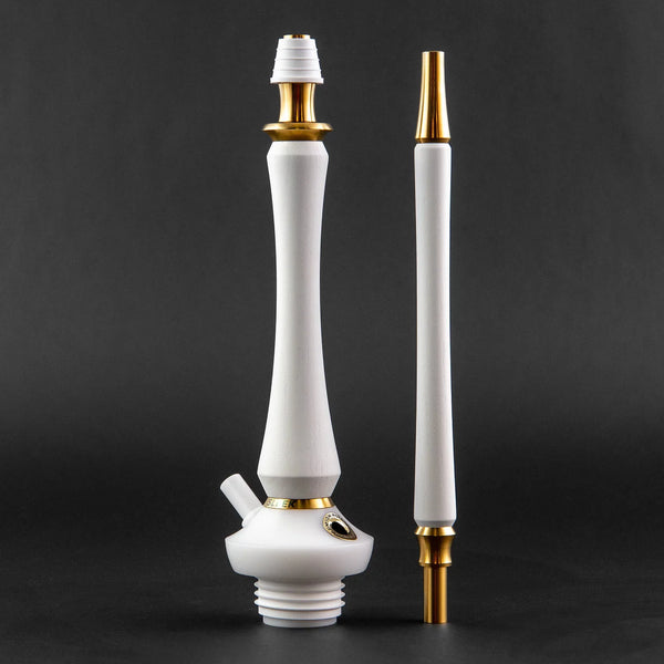 Union Sleek PVD Hookah - White