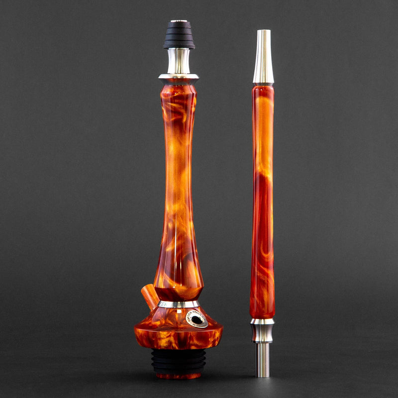 Union Sleek Acrylic Hookah - Amber Full