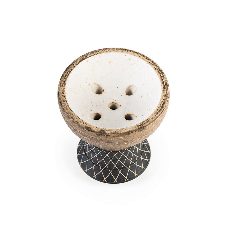 Alpha Hookah Bowl Turk Design - White Sand