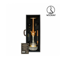 Wookah 24K Gold-Plated Amber Gold Walnut Hookah Set -