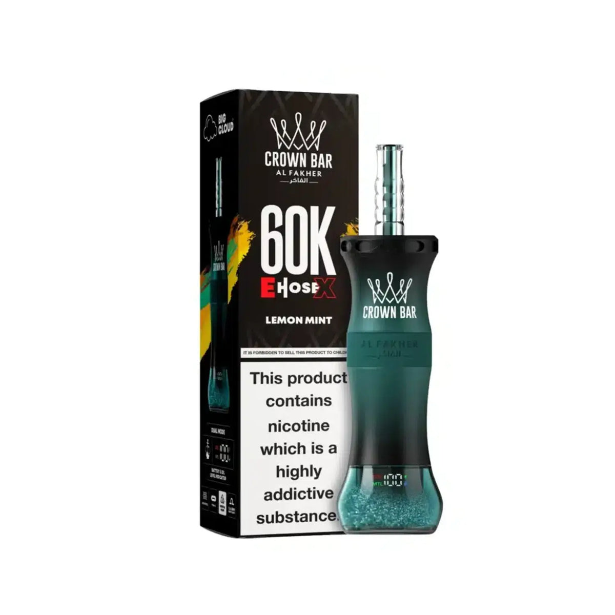 Buy Al Fakher Crown Bar Vape 8K | Dual Mode