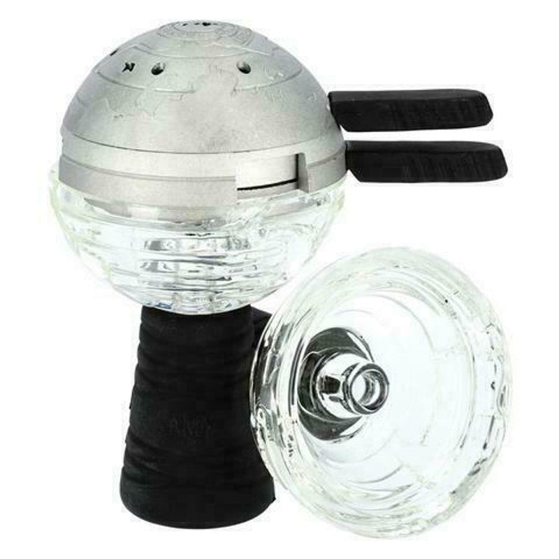 AMY Deluxe Glassi Globe Crystal Hookah Bowl Set 004 - 