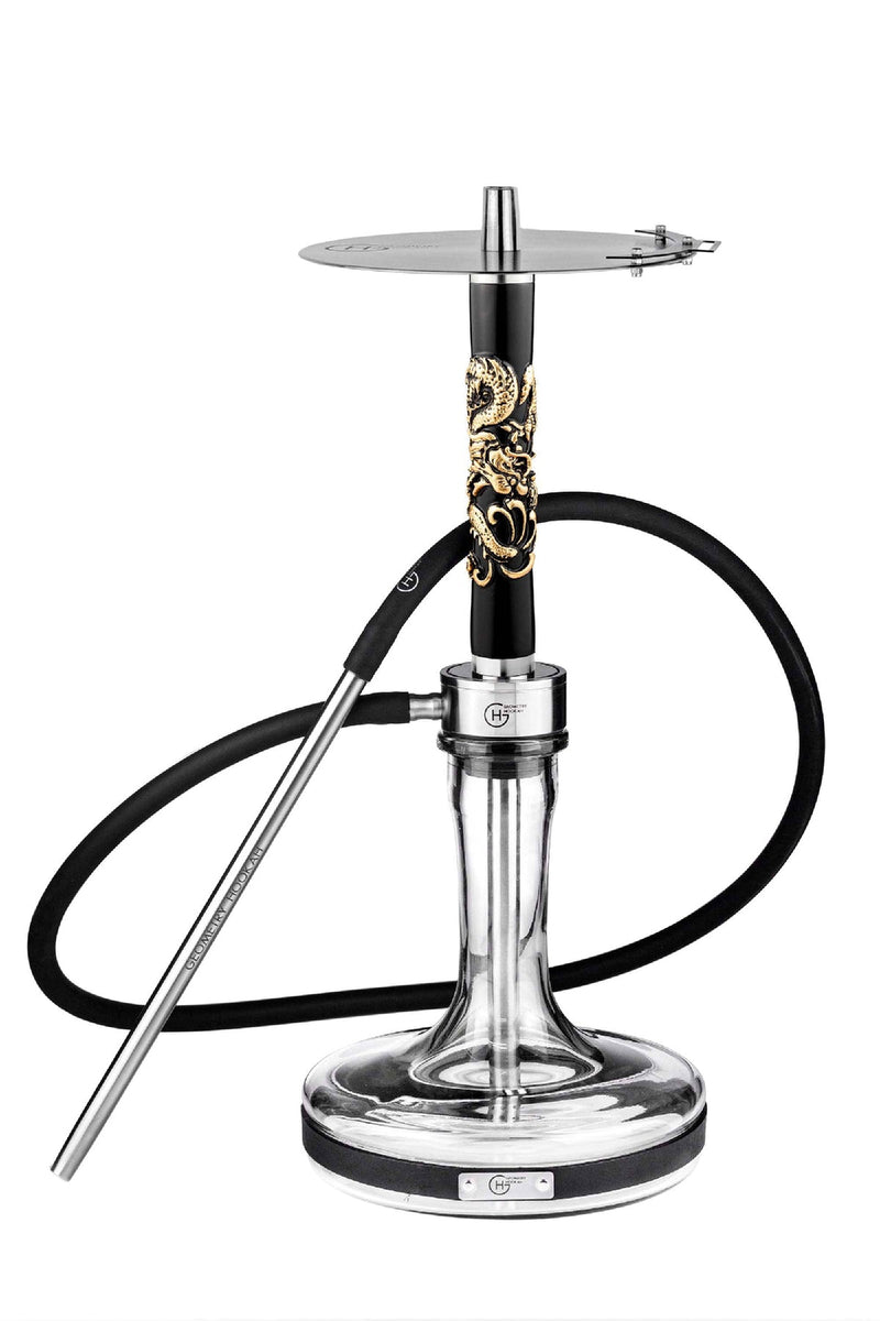 Geometry Big Bro Dragon Hookah - Black