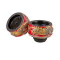 Geometry Dragon Hookah Shisha Bowl - Red Killer