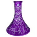 Cyril Crystal Cut Hookah Shisha Base - Purple