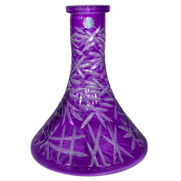 Cyril Crystal Cut Hookah Shisha Base - Purple