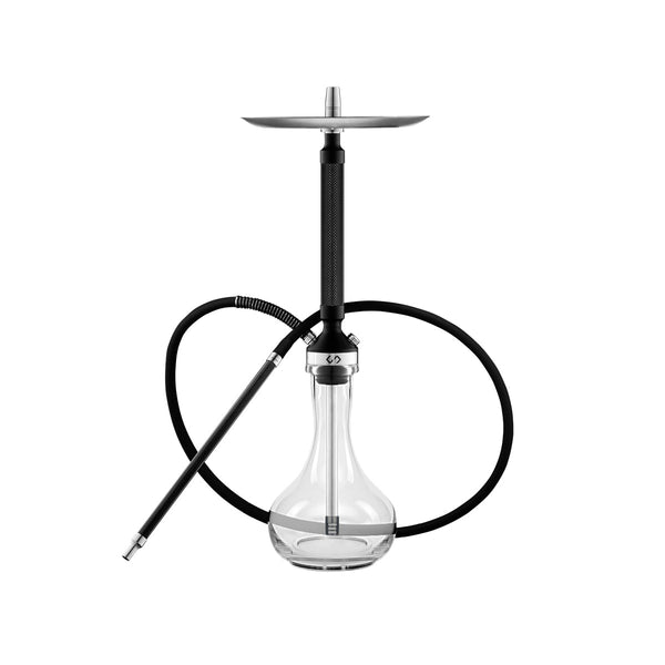 Conceptic Design Carbon Hookah - Black / With Glass Base