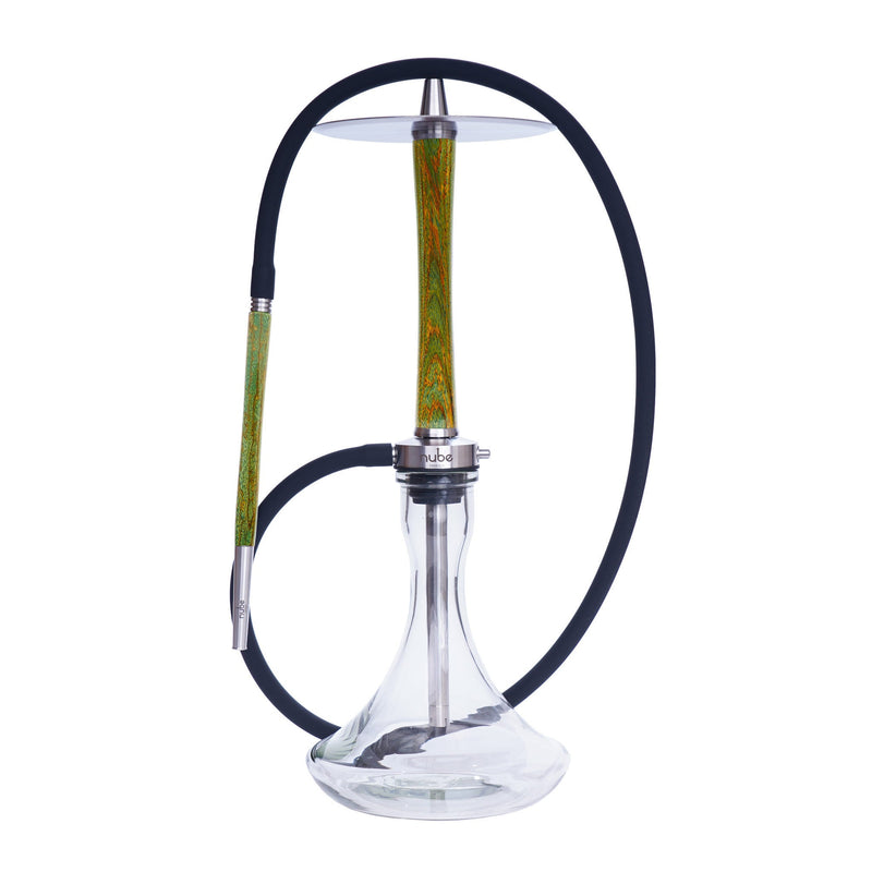 Nube Unique Zebrano Hookah - Green