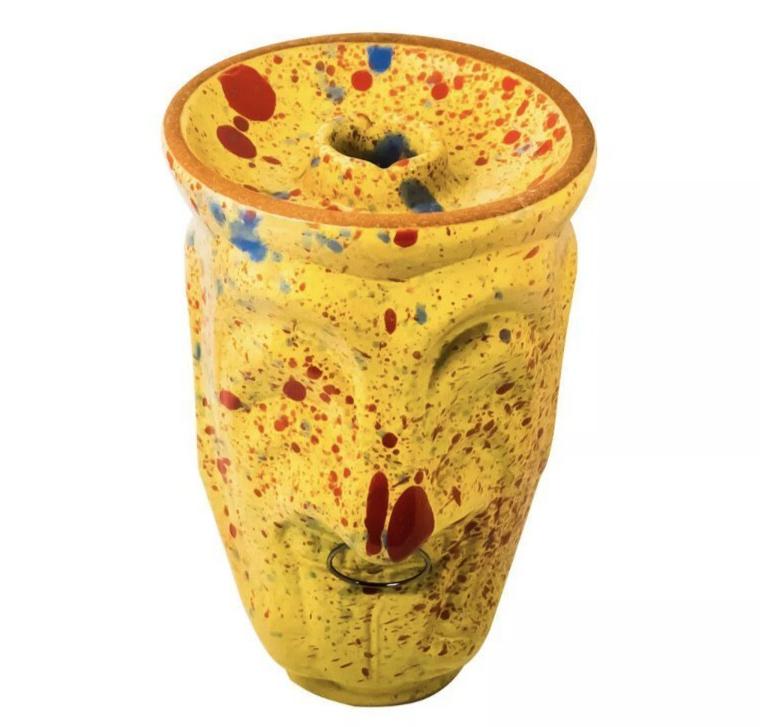 Harvik Tiki Hookah Bowl - Yellow