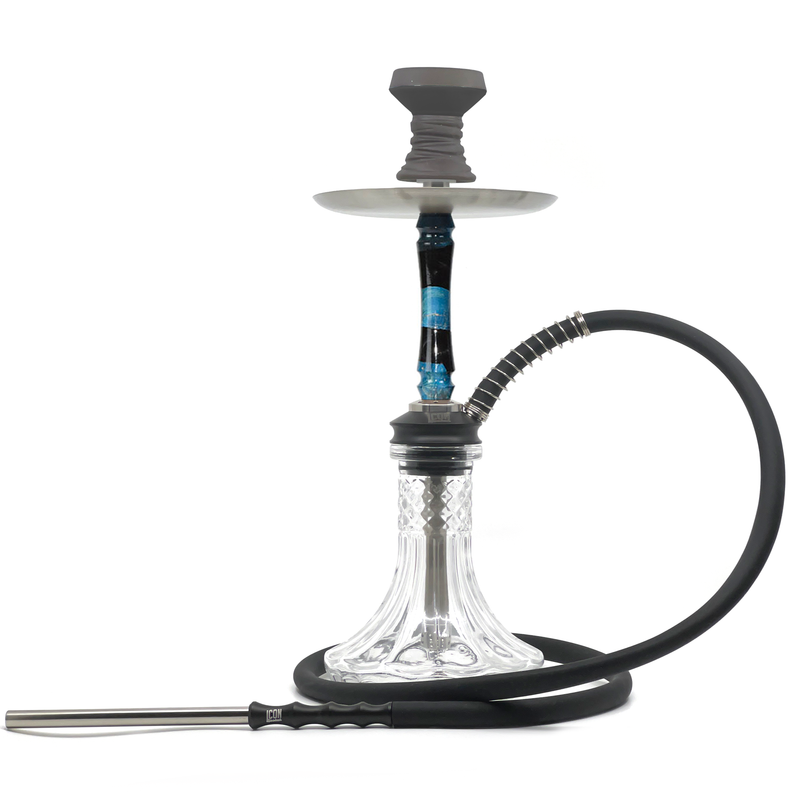 Hookah Starter Kit - Pro - Black/Blue