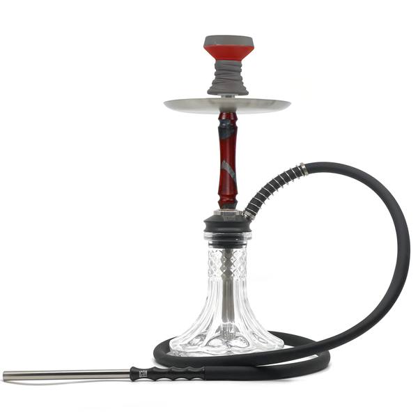 Icon Pomp Hookah Set - Red