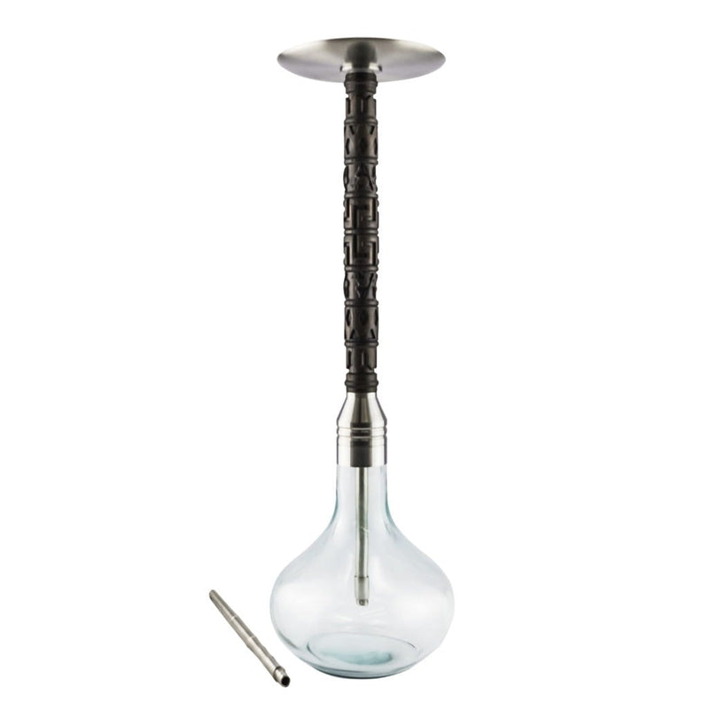 Hookah Tree Double Cutter Hookah - Dark Wood