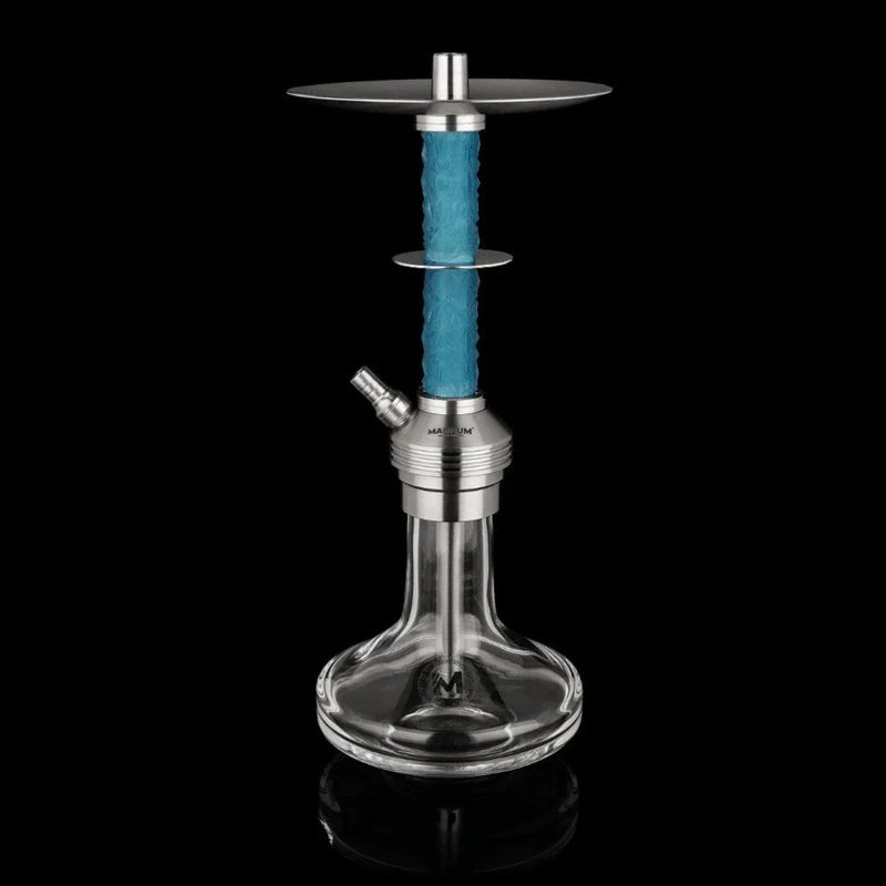 Magnum Drip Hookah - Clear Blue Cut