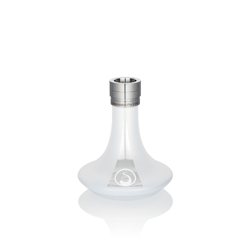 Steamulation Pro X Mini Hookah Base with Steam Click - White Matt