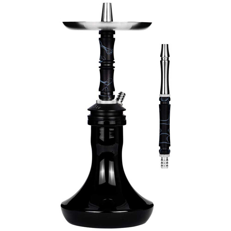 Moze Breeze Two Hookah - Wavy Black