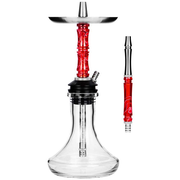 Moze Breeze Two Hookah - Wavy Red