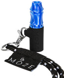 Moze Personal Hookah Mouth Tip - Wild Line - Blue