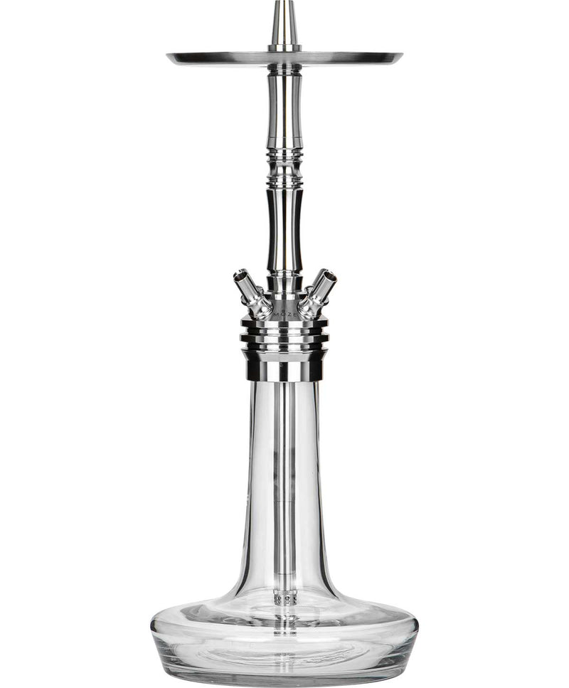 Moze Varity Squad Hookah - Silver - Clear - Silver Steel