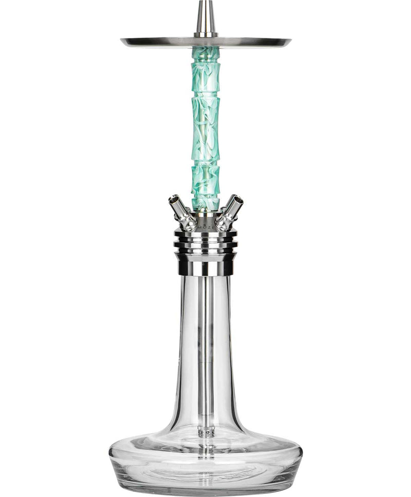 Moze Varity Squad Hookah - Silver - Clear - Wavy Mint