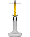 Moze Varity Squad Hookah - Silver - Frosted - Wavy Yellow