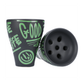 Oblako X Hooligan XLGN Hookah Bowl - Green