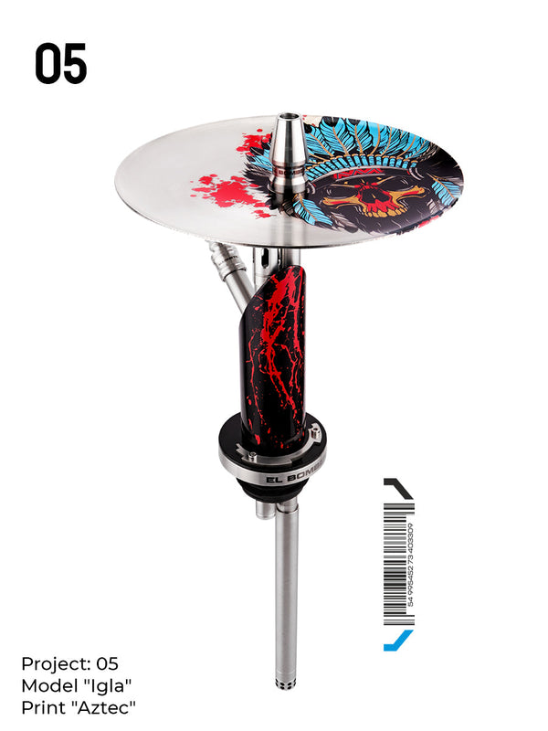 El Bomber Igla Aztec Hookah - 